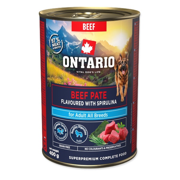 Ontario Adult Jautienos paštetas su Spirulina 400g