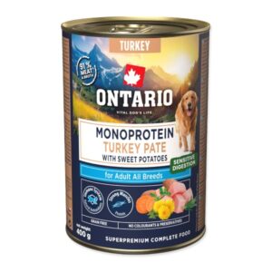 Ontario Adult Monoprotein Kalakutienos paštetas su Batatais 400g
