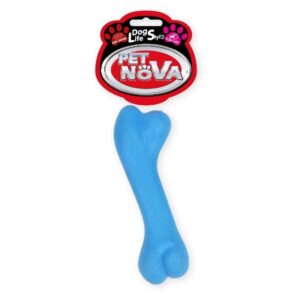 Kramtukas guminis kaulas 12cm su mėtų kvapu
