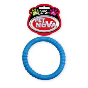 Kramtukas žiedas mėlynas 9,5cm su mėtų kvapu