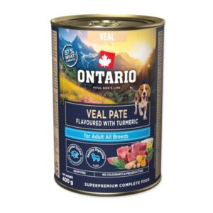 Ontario Adult Veršienos paštetas su Ciberžole 400g