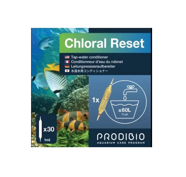 Prodibio chloral reset ampulės 30vnt dėžutė