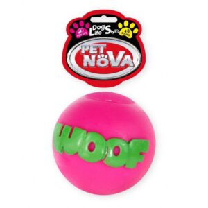 Guminis kamuoliukas WOOF 8cm cypia