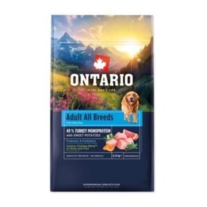 Ontario Adult All breeds Monoprotein Turkey & Sweet potatoes 0,75kg