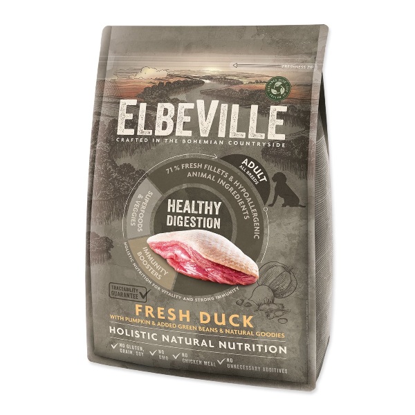 Elbeville Adult All Breeds Fresh Duck Healthy Digestion 4kg