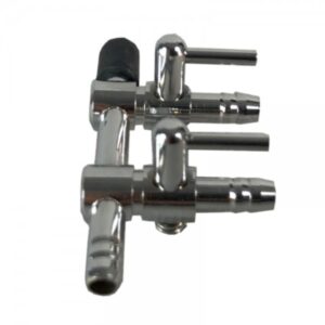 Metalinis šakotuvas į 2 išėjimus su kraniukas