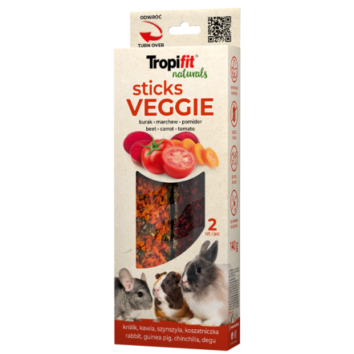 Tropifit Naturals Sticks Veggie 140g